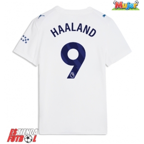 Manchester City Erling Haaland #9 Tercera Equipación Mujer 2026-27 Manga Corta